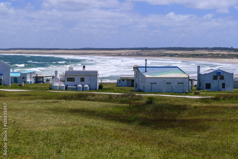 Uruguay, Cabo Polonio Village in National Park. No electricity.