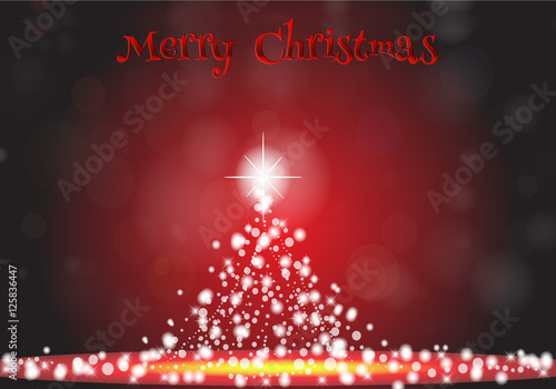 Abstract Christmas tree background .