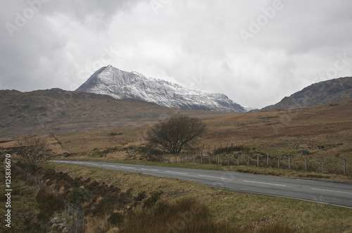 Road to Mount Snowdon, Snowdonia North Wales