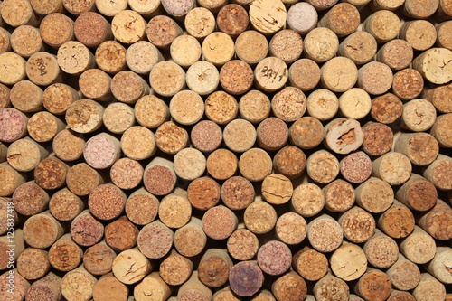wine corks background   collection of used wine corks