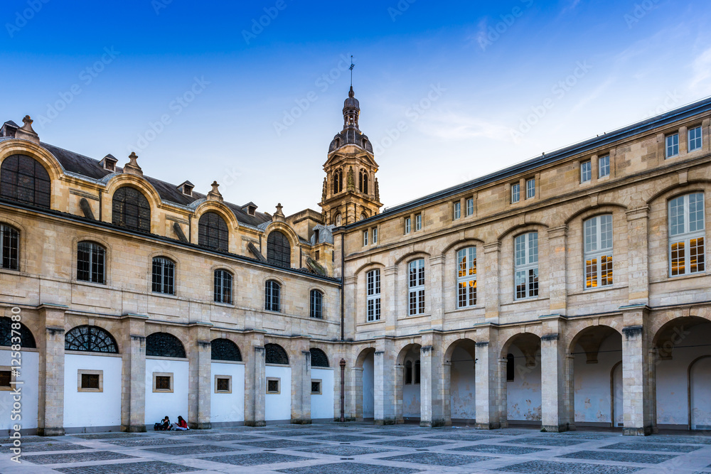 Cour Mably et salle capitulaire à Bordeaux, Gironde, Nouvelle-Aquitaine, France