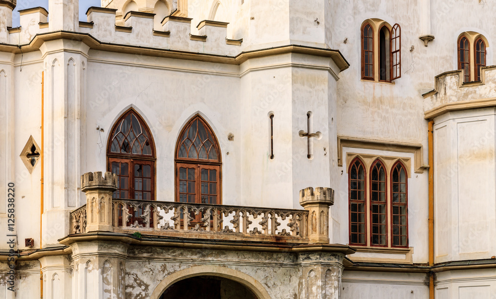 Neogothic manor-house in Rusovce, Slovakia