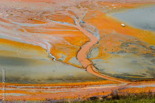 Fotografi Pollution water by cooper mine