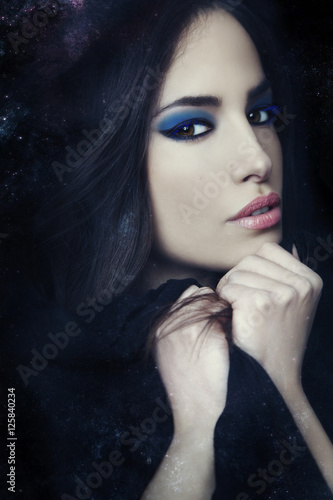 artistic style woman beauty portrait