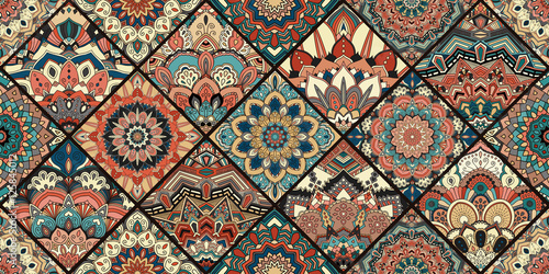 Intricate Tile Pattern Flower