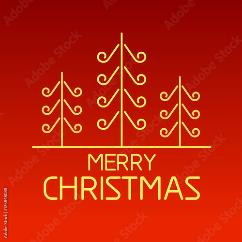 christmas outline