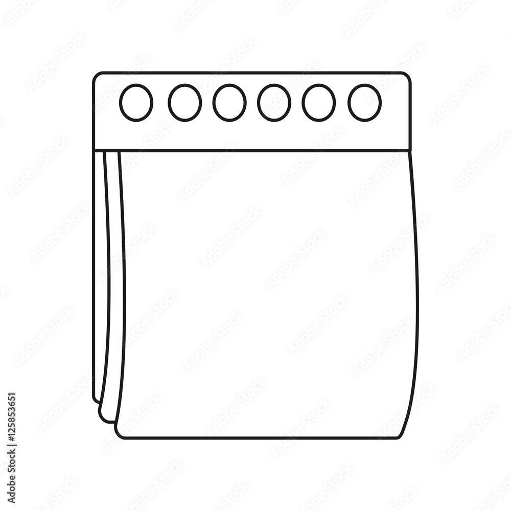 Calendar icon. Planner month date and time theme. Isolated design. Vector illustration Calendar icon. Planner month date and time theme. Isolated design. Vector illustration