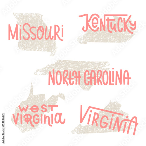 Missouri, Kentucky, North Carolina, West Virginia, Virginia USA