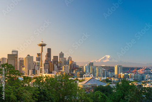 View of downtown Seattle skyline