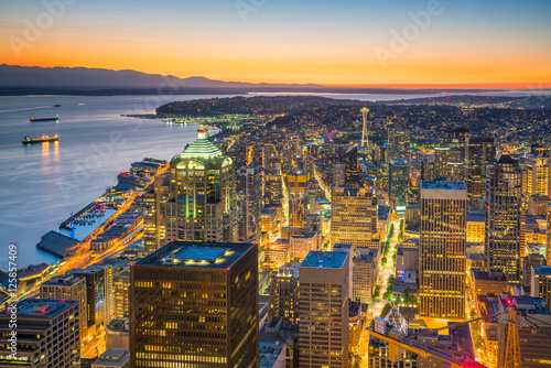 View of downtown Seattle skyline