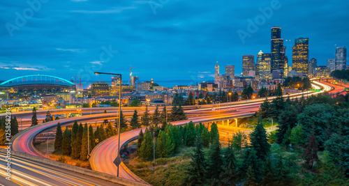 View of downtown Seattle skyline