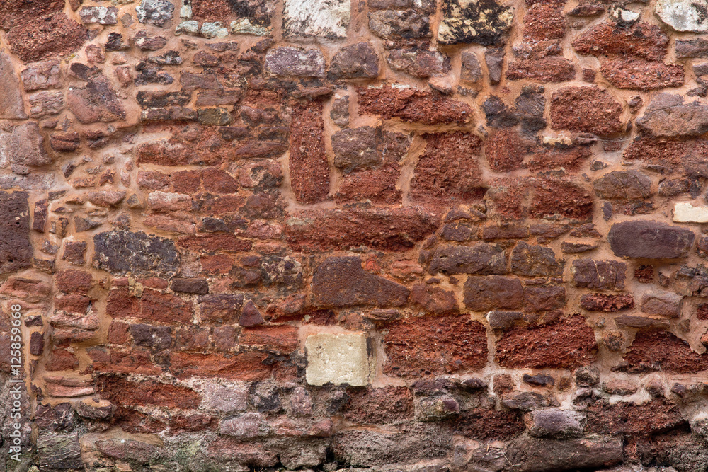 background. masonry old English walls. Devon
