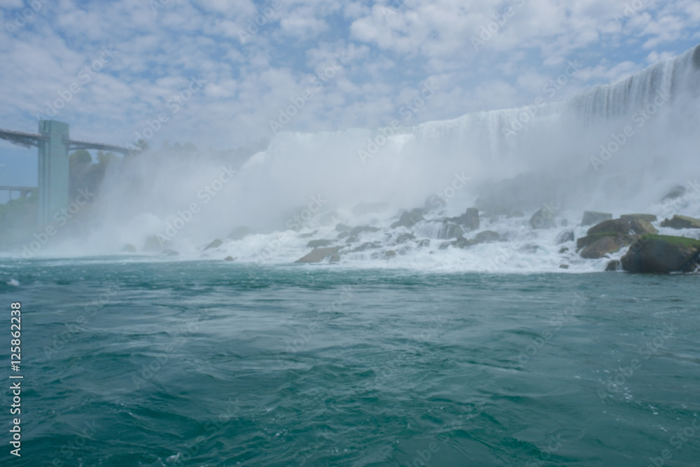 Close up of Niagara Falls - US Side