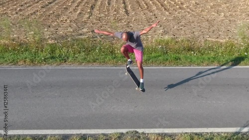 Wallpaper Mural Slow motion skateboarding ollie Torontodigital.ca
