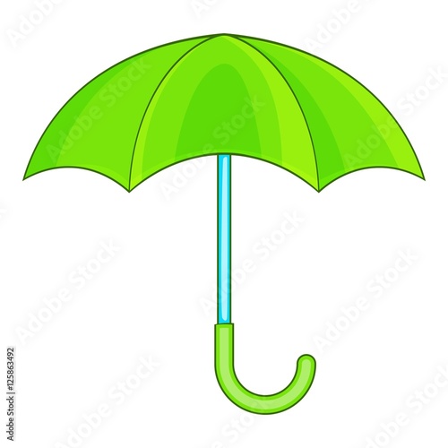 Umbrella icon. Cartoon illustration of umbrella vector icon for web design