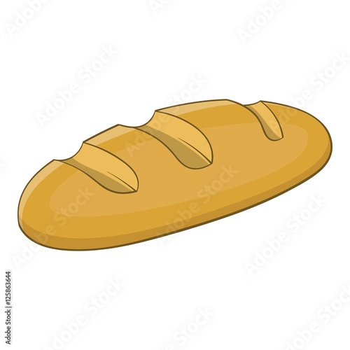 Bread icon. Cartoon illustration of bread vector icon for web design