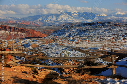 Arches National Monument Snow