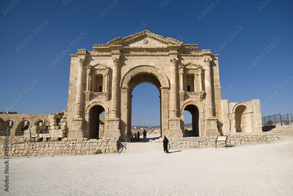 Jerash, Jordan. Triumphal Arch