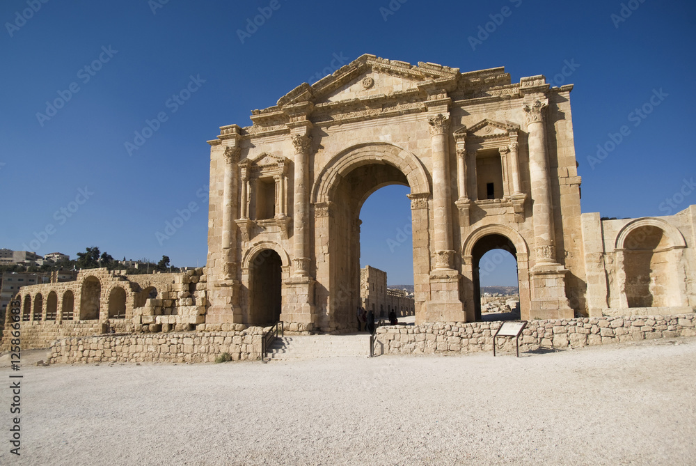 Jerash, Jordan. Triumphal Arch