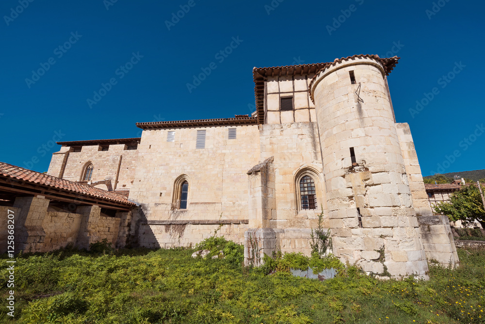 Valpuesta ancient monastery, origin of the spanish lenguage. Burgos, Spain.