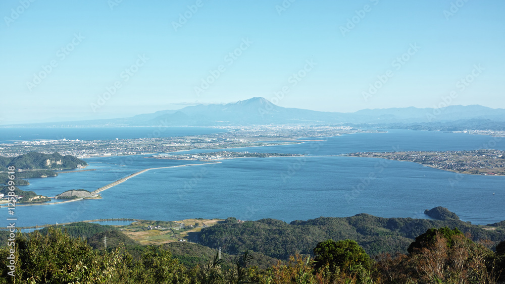 大山 米子市 中海 大山 米子市 中海