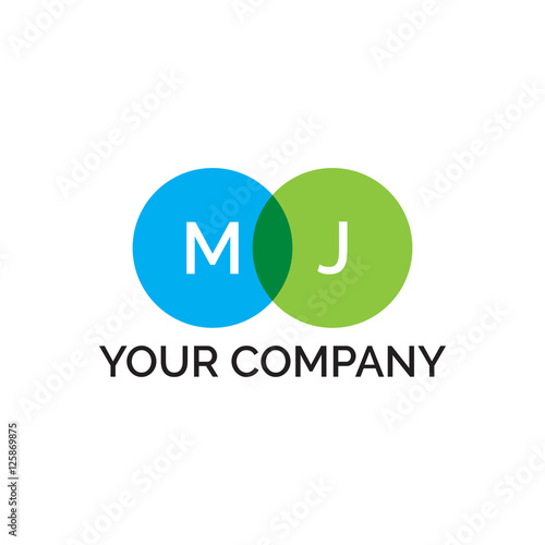 Free Download simple initial two circle MJ - GFXLoad