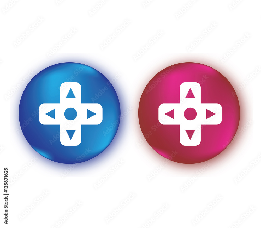 Obraz premium Game Controller Button