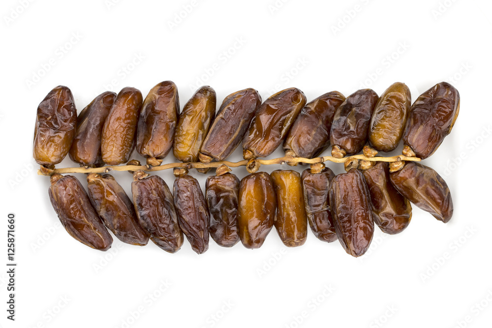 Obraz premium Date palm isolated on white background