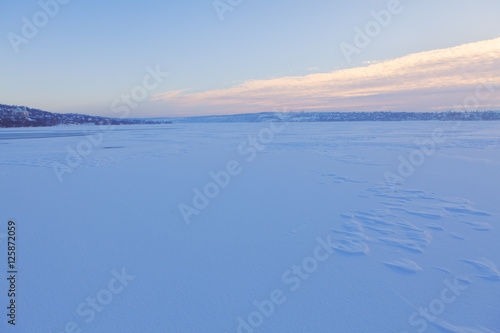 northern snowcovered landscape