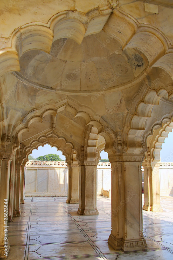 Interior of Nagina Masjid (Gem Mosque) in Agra Fort, Uttar Prade