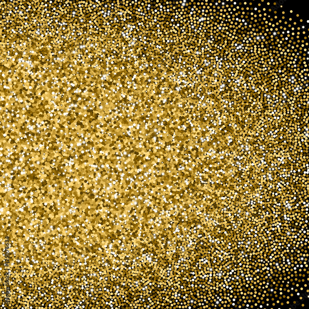 Glitter golden gradient with scattered sparkles Glitter golden gradient with scattered sparkles