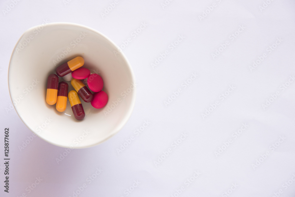 diferent Tablets pills capsule heap mix therapy drugs doctor flu diferent Tablets pills capsule heap mix therapy drugs doctor flu
