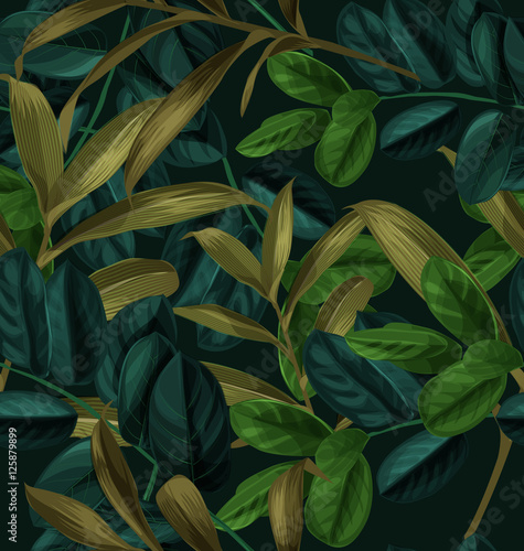 foliage seamless pattern