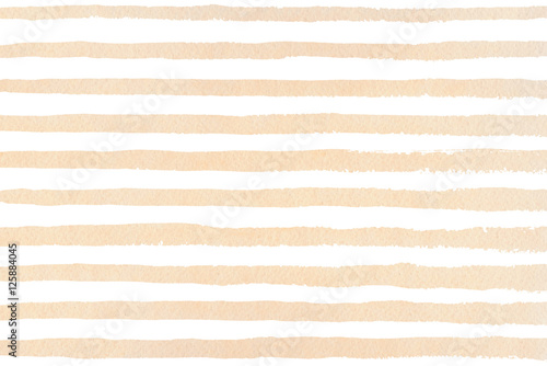 Watercolor hand drawn stripe pattern.