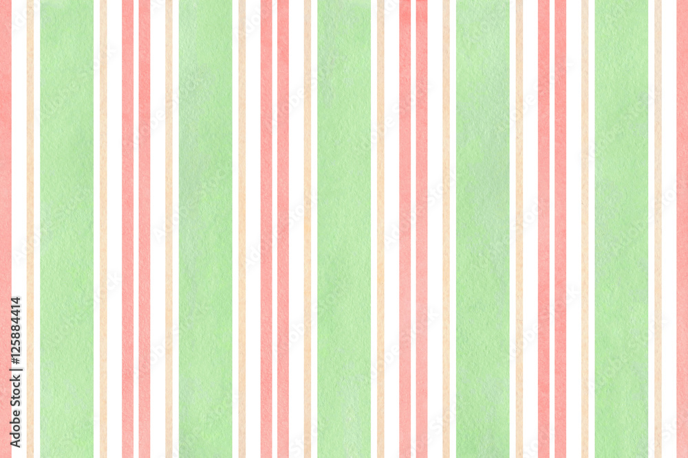 Watercolor striped background. Watercolor striped background.