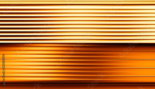 Horizontal motion blur orange panel background