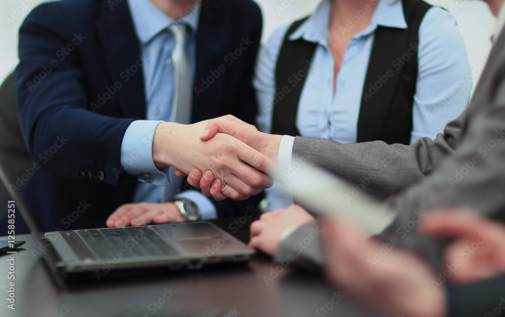 Business handshake