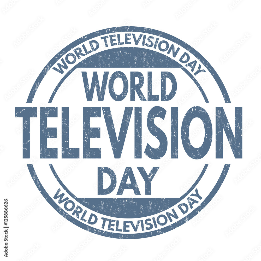 World Television Day stamp