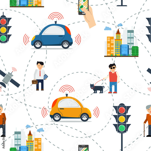 Seamless Pattern for autonomous car