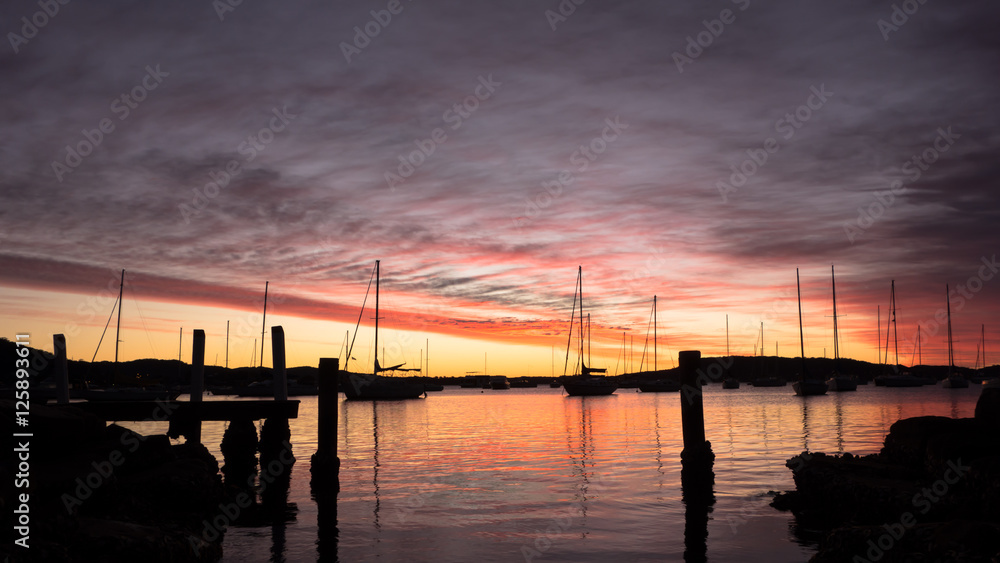Obraz premium beautiful sky and water
