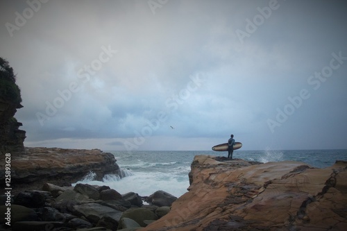 surfer alone