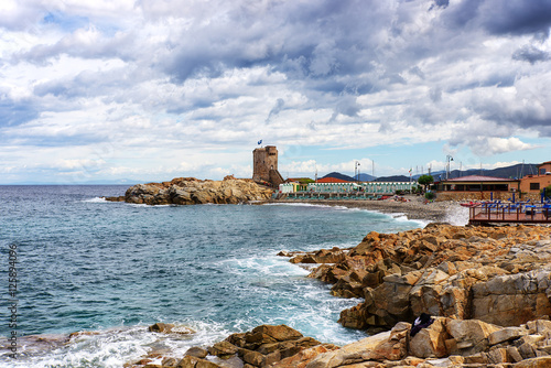 Fototapeta Naklejka Na Ścianę i Meble -  Marciana Marina Strand Elba