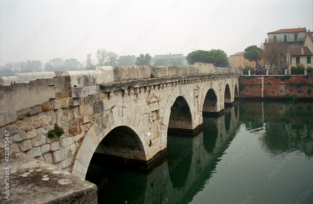 Bridge of Tiberius, Rimini, Italy