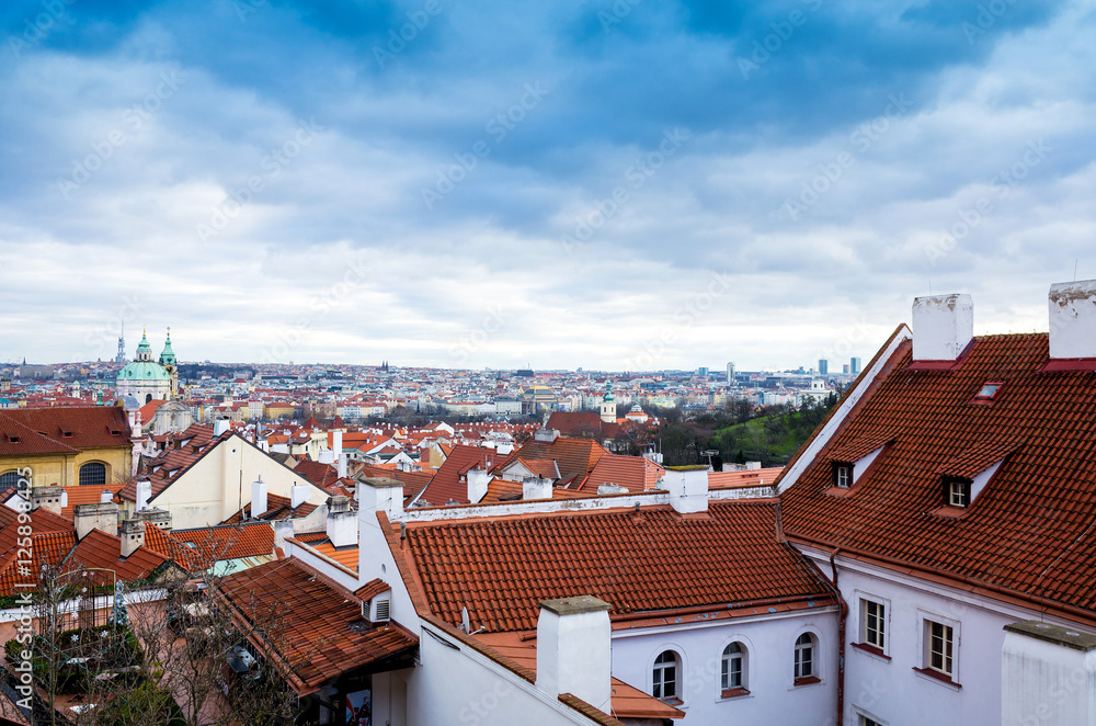 Old Town ancient architecture in Prague, Czech Republic Old Town ancient architecture in Prague, Czech Republic