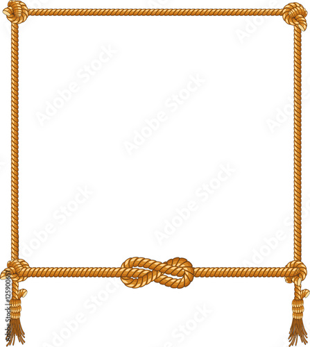 Vector illustration of  Rope