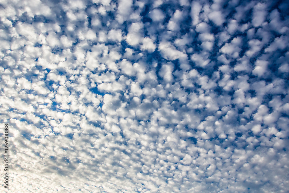 Obraz premium Unusual cloud patterns in the sky