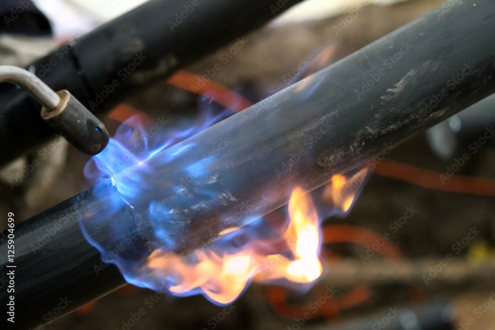 Fototapeta premium Stromverkabelung