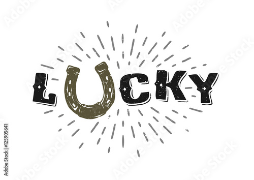 Lucky, a symbol word.