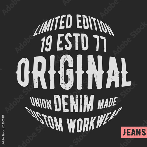 Original vintage stamp