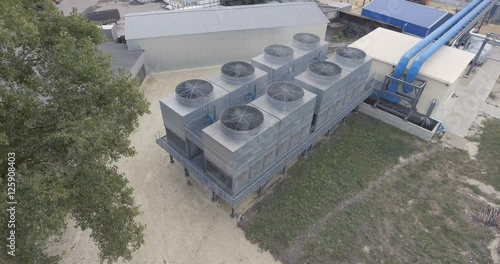 Cooling tower at outdoor